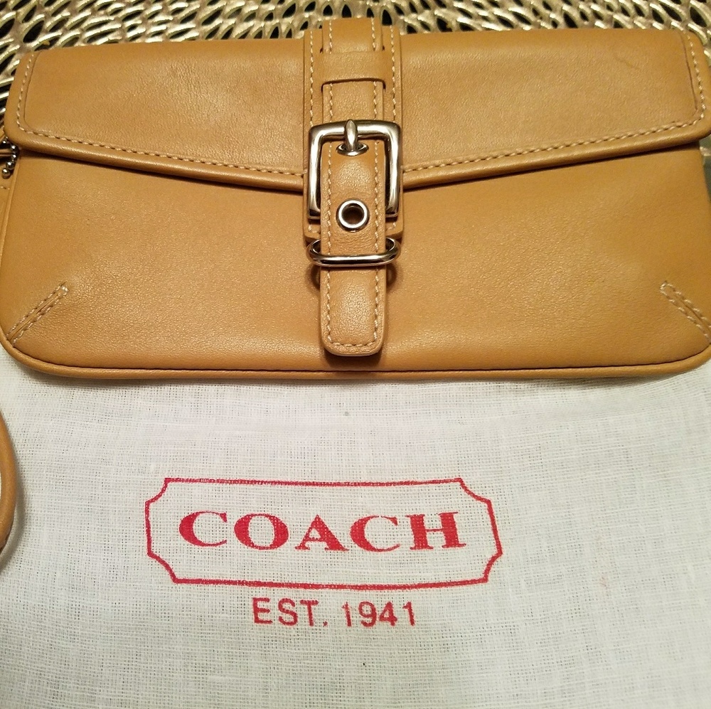 Coach Signature Collection Buckle Wristlet